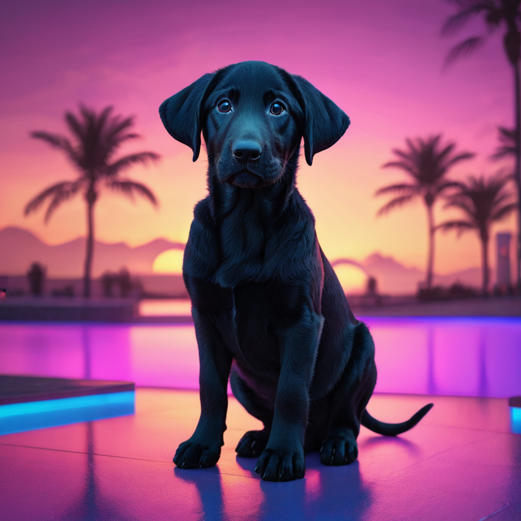 Custom Synthwave Art